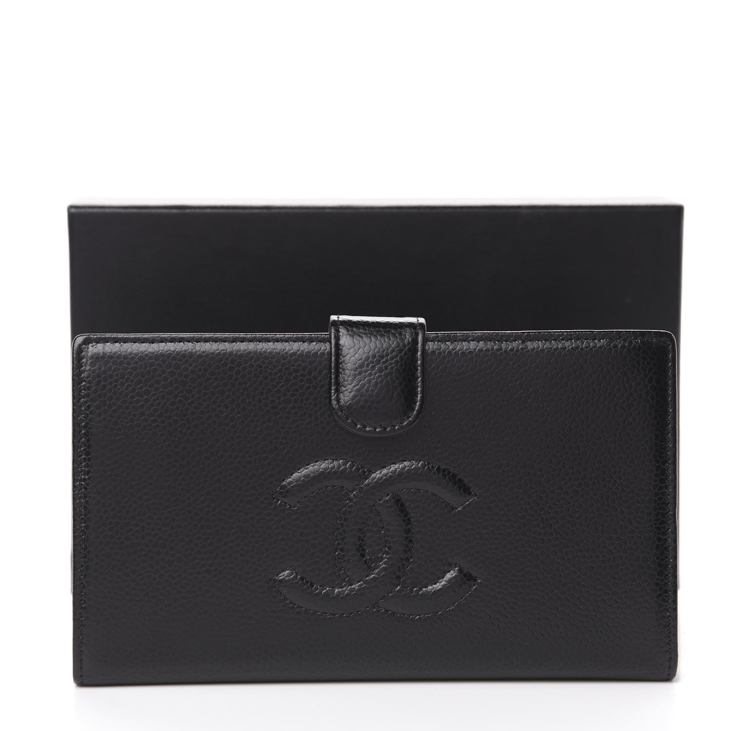 Chanel Caviar Timeless CC French Wallet Black 14 of 15
