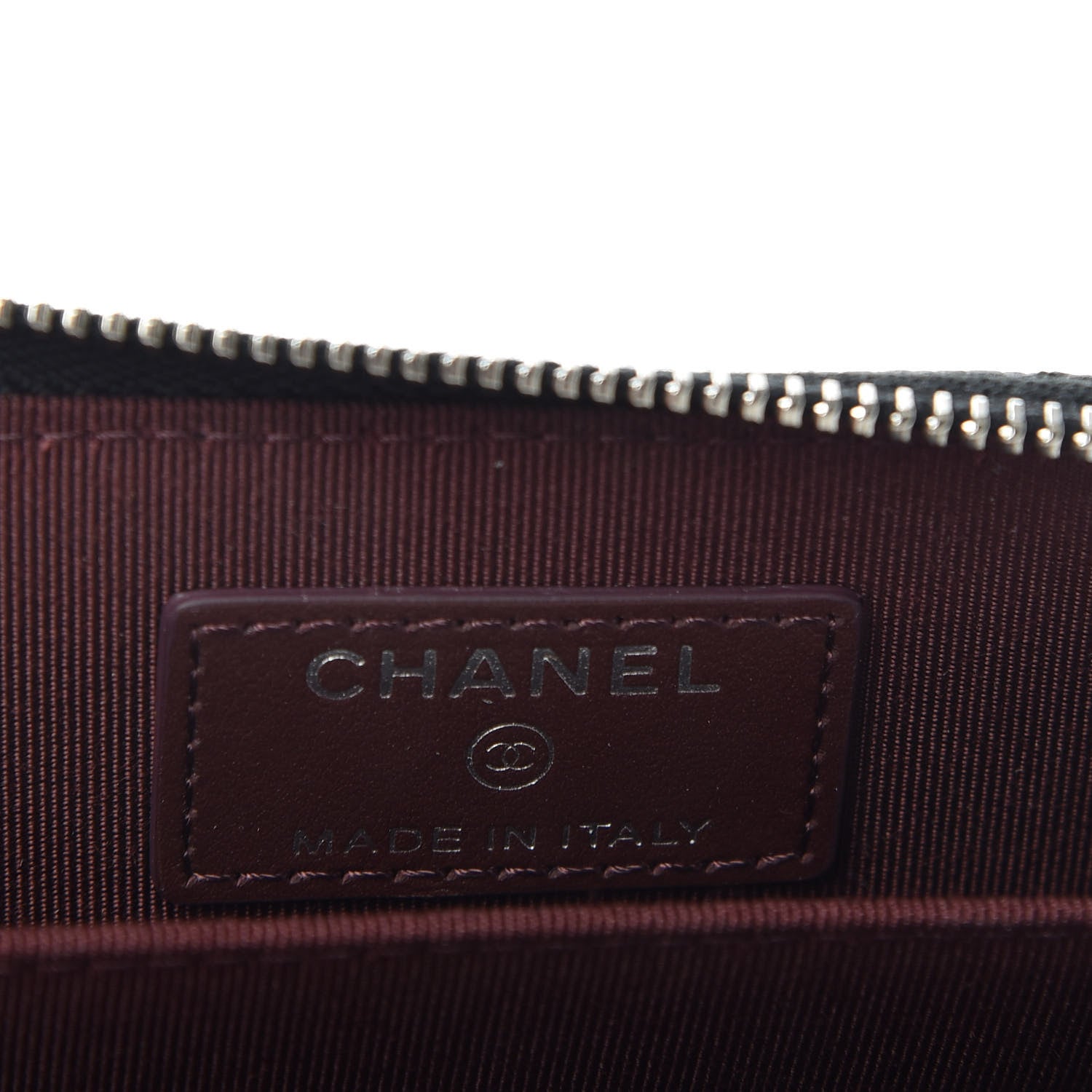 Chanel Caviar Quilted Zip Coin Purse Black 6 of 8