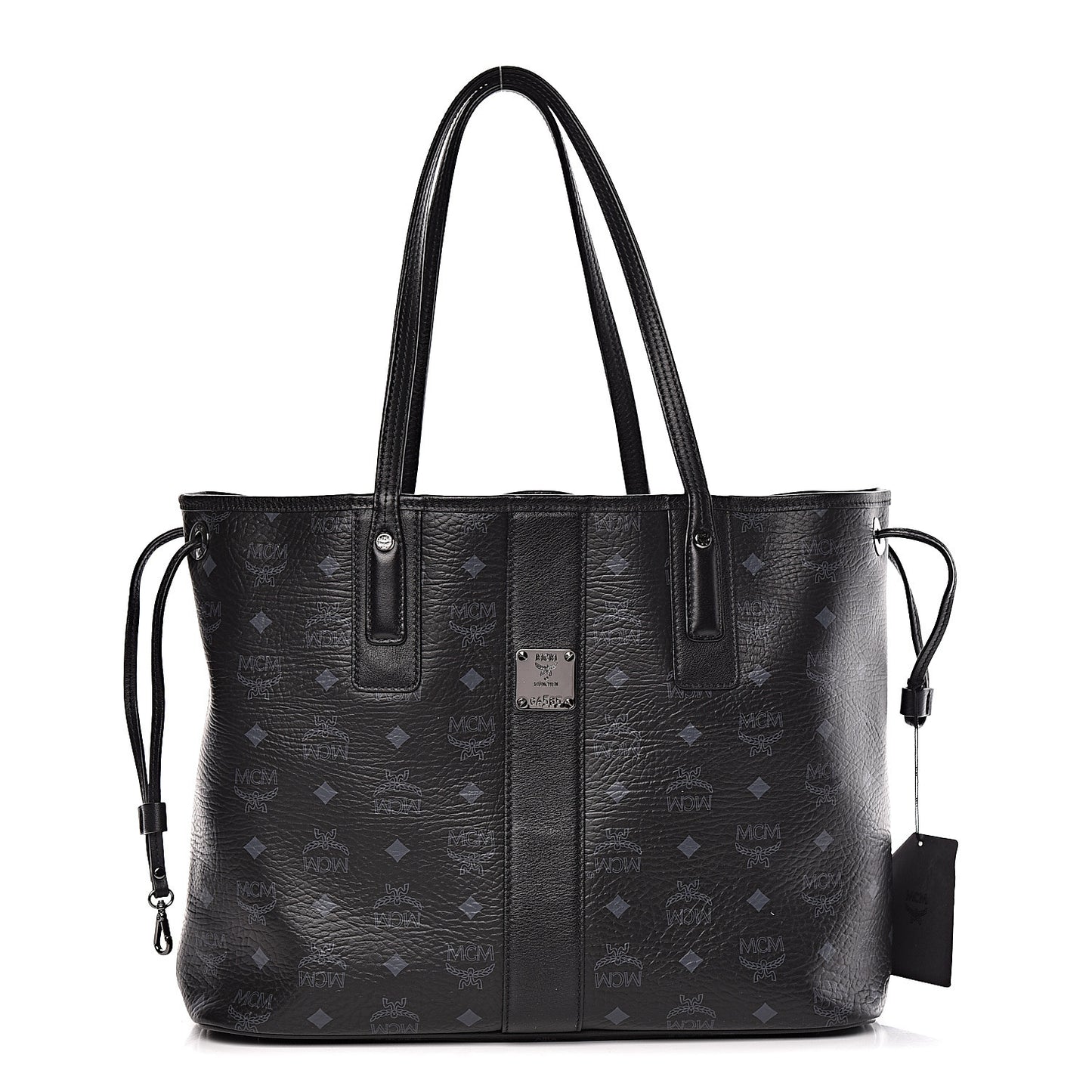 Visetos Medium Liz Reversible Shopper Tote Black