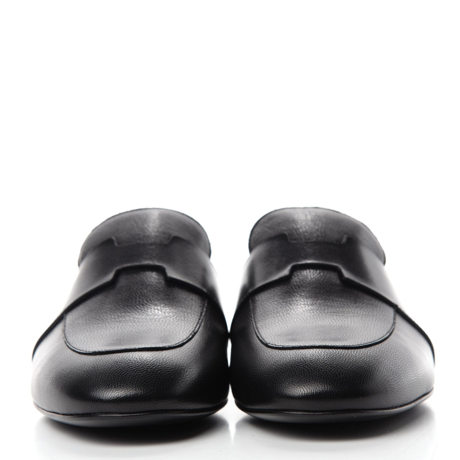 Hermes Supple Goatskin Catena Mules 36 Black 2 of 9