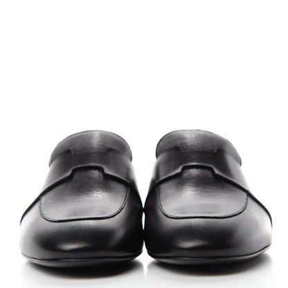 Hermes Supple Goatskin Catena Mules 36 Black 2 of 9