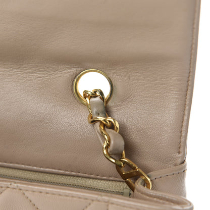 Chanel Lambskin Quilted Small Single Flap Beige 17 of 20