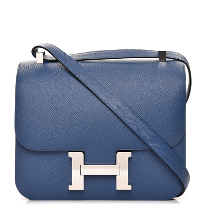 Hermes Epsom Constance 24 Bleu Agate 1 of 10