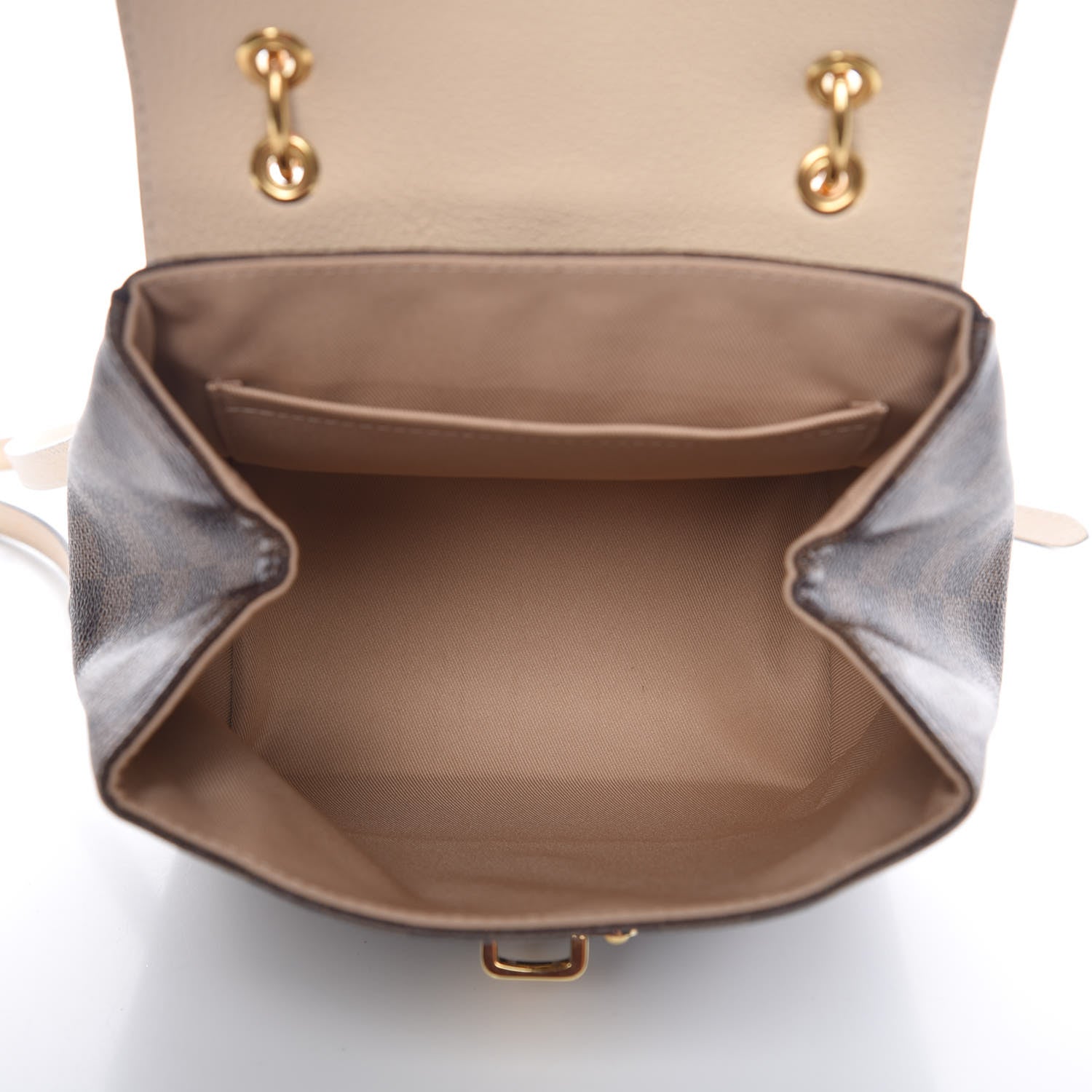 Louis Vuitton Damier Ebene Clapton Backpack Creme 5 of 11