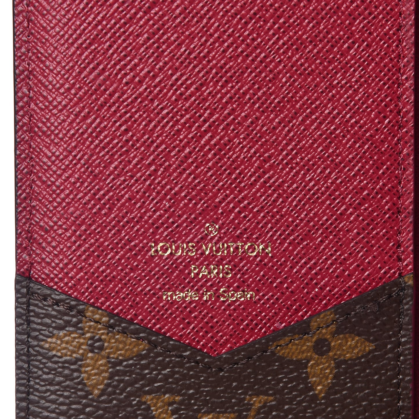 Monogram iPhone X Folio Case Fuchsia