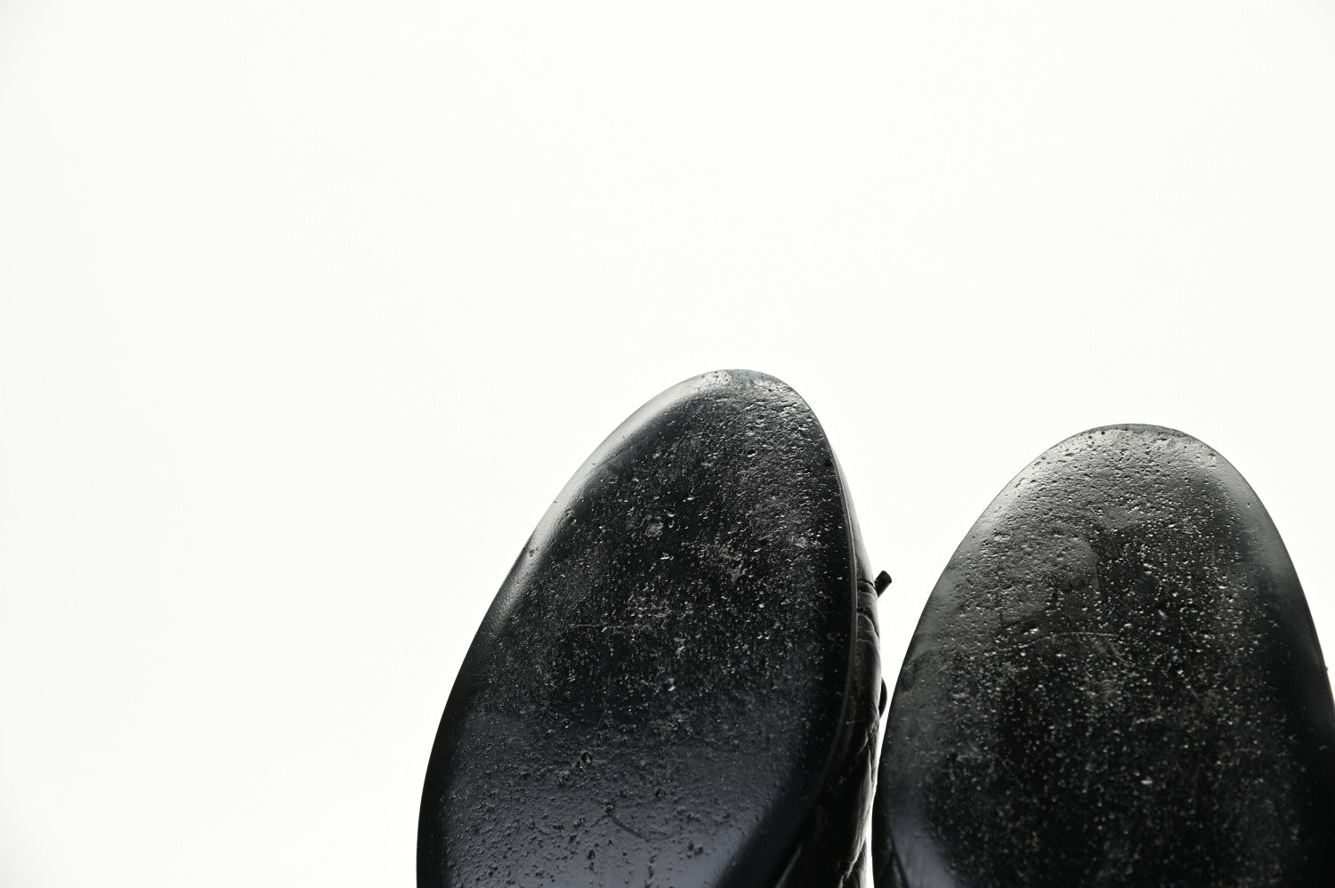 Chanel Aged Calfskin Quilted CC Cap Toe Ballerina Flats 39.5 Black 9 of 13