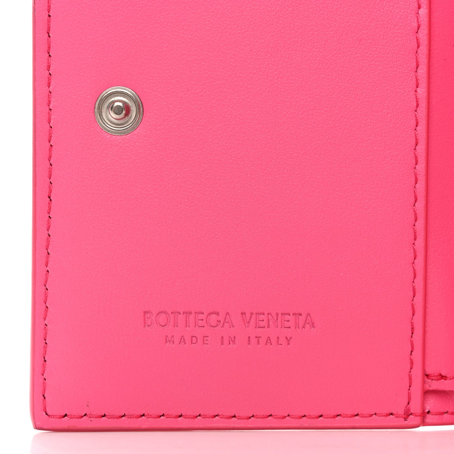 Lambskin Intrecciato Wallet Bon Bon