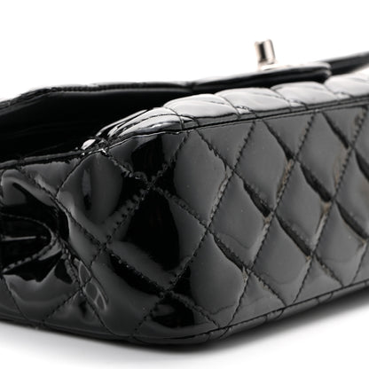 Chanel Patent Quilted Medium Double Flap Black 9 of 12