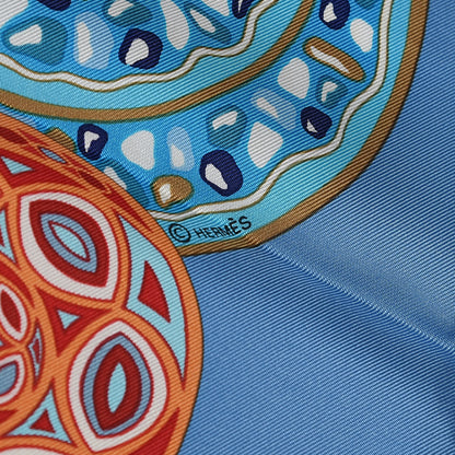 Hermes Silk Reves d'Escargots Scarf 90 3 of 4