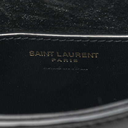 Saint Laurent Smooth Calfskin Mini Le 5 A 7 Vertical Hobo Black 6 of 9
