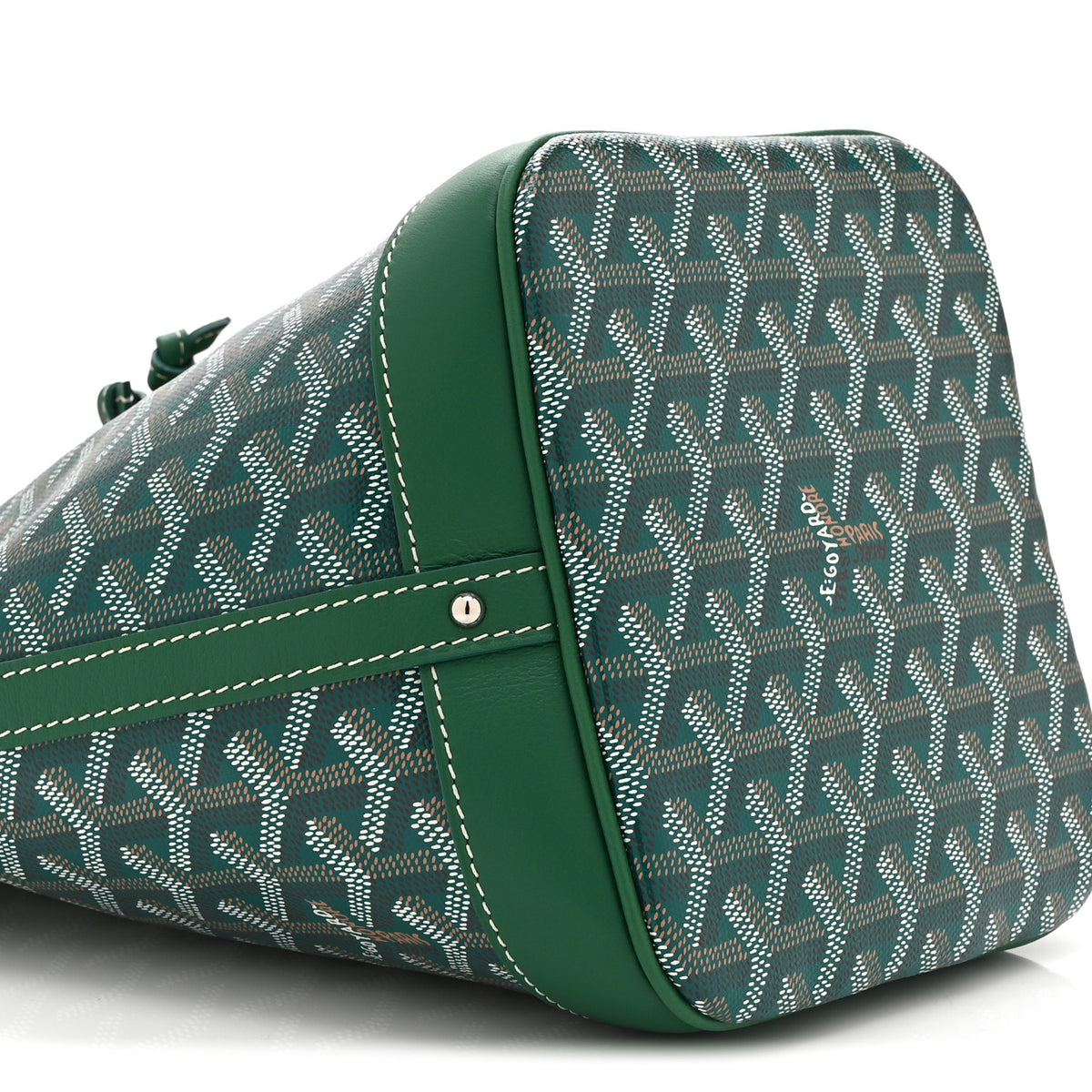Goyard Goyardine Petit Flot Bucket Bag PM Green 9 of 10