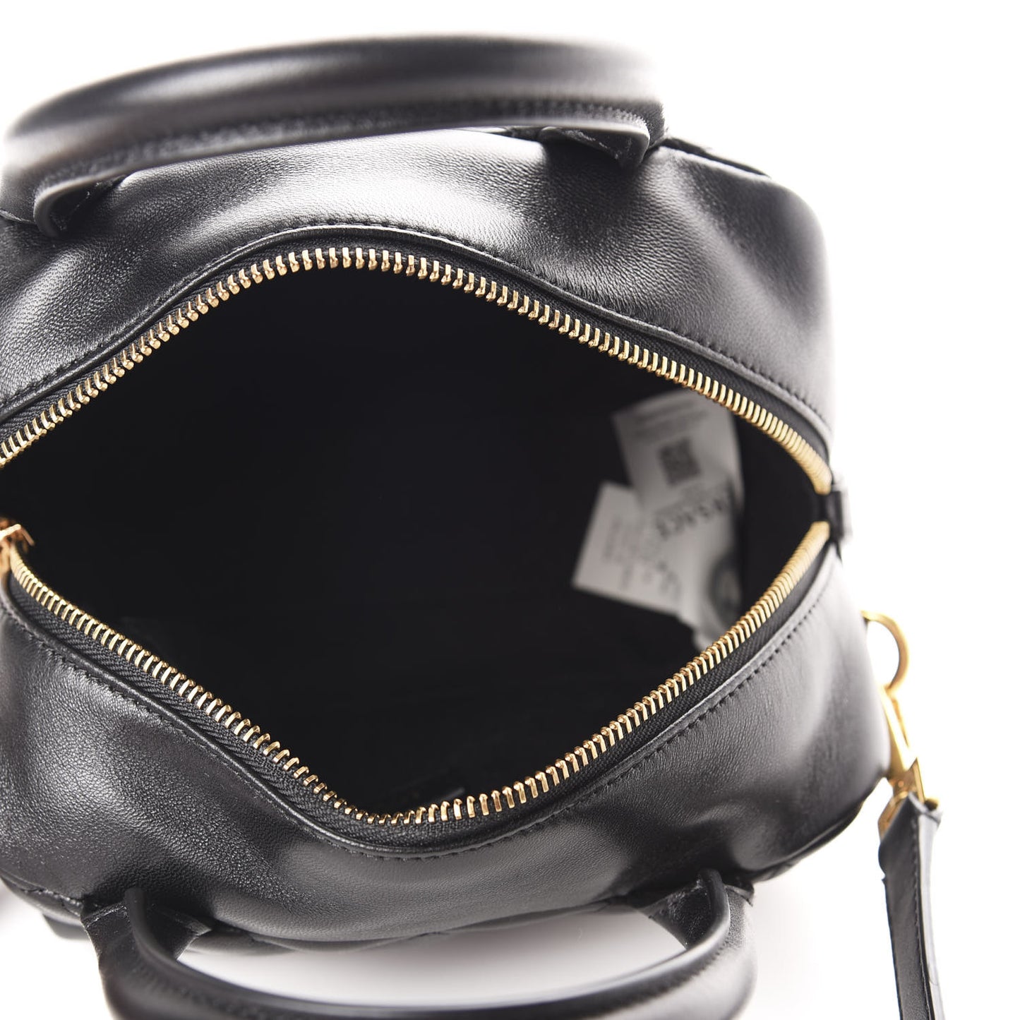 Nappa Quilted Icon Bowler Black