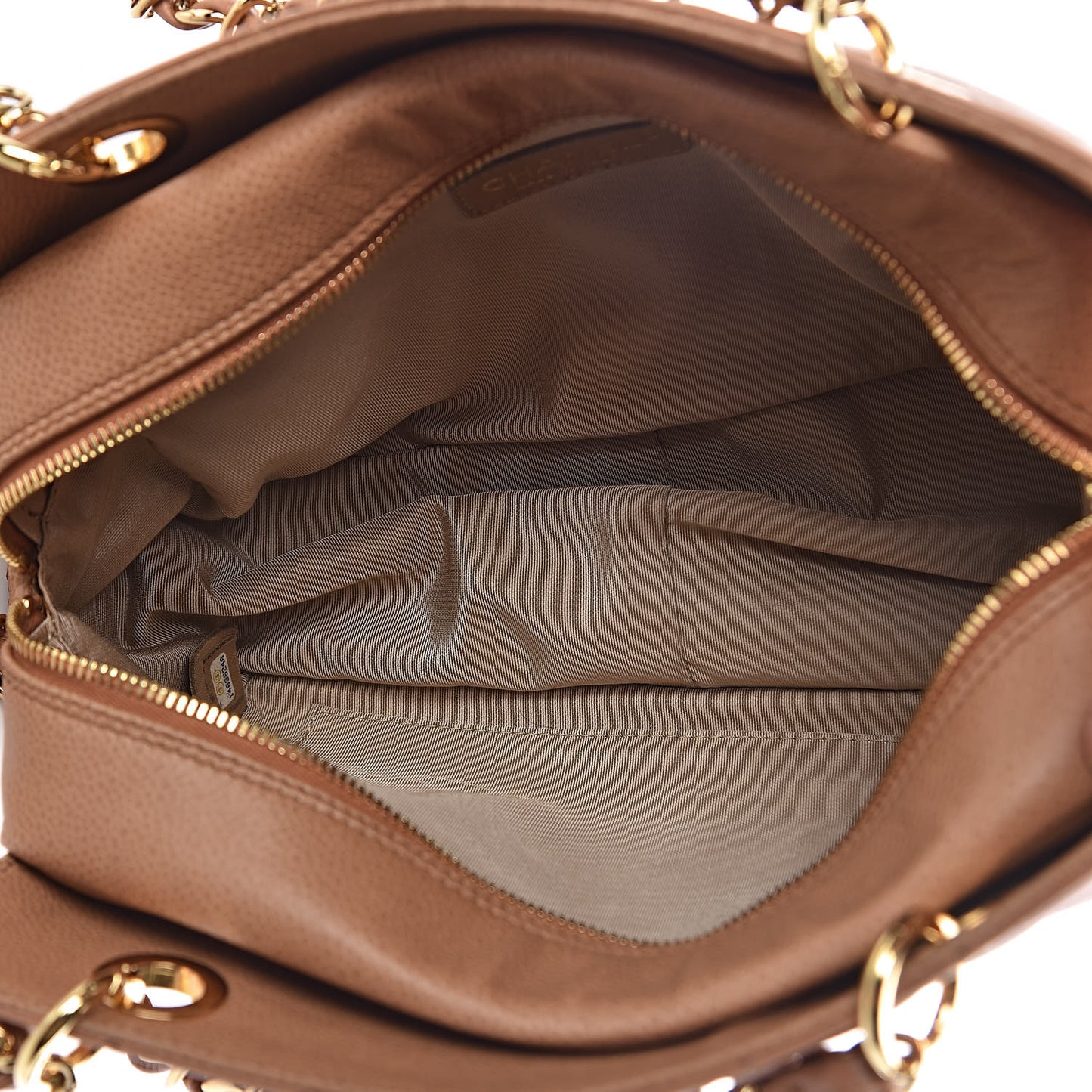 Caviar Petit Timeless Tote PTT Dark Beige