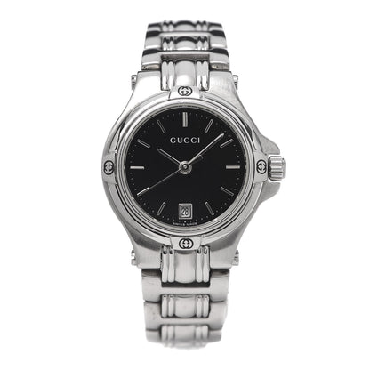 Gucci Stainless Steel 26mm 9040L Quartz Watch Black 1 of 7