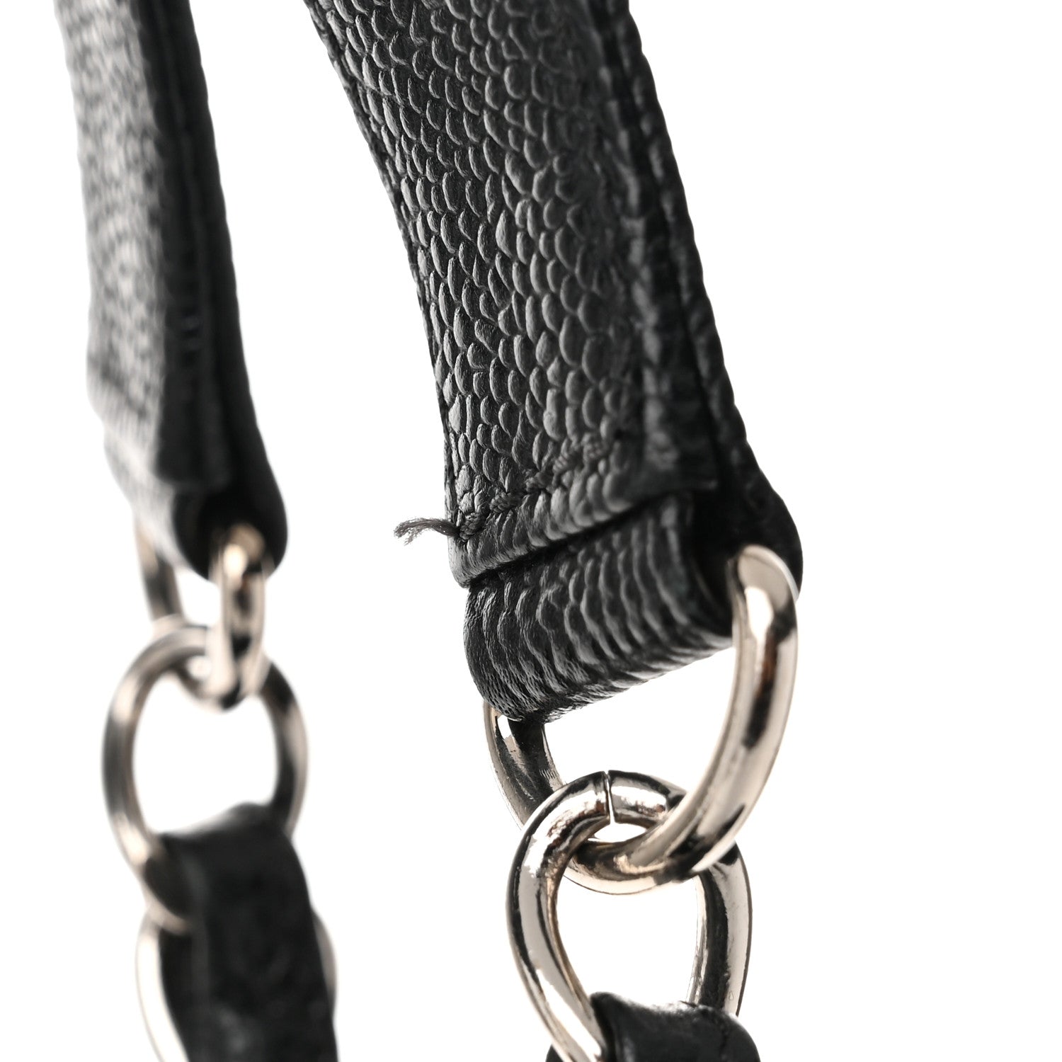 Chanel Caviar Quilted Vertical Grand Shopping Tote GST Black 11 of 12