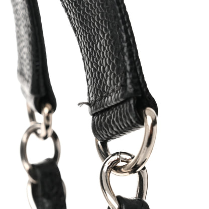 Chanel Caviar Quilted Vertical Grand Shopping Tote GST Black 11 of 12