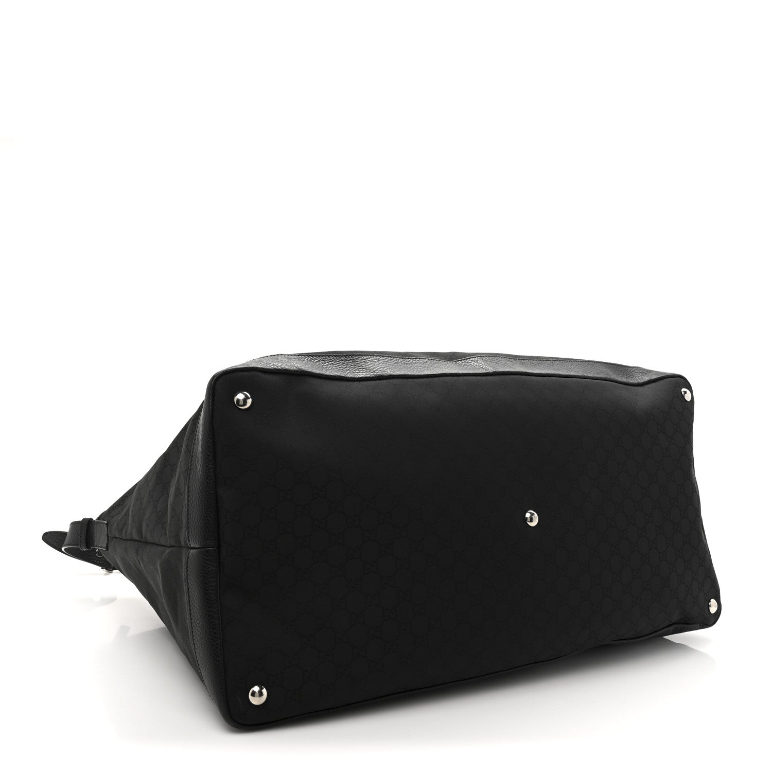 Gucci Nylon Monogram Travel Hobo Black 3 of 10