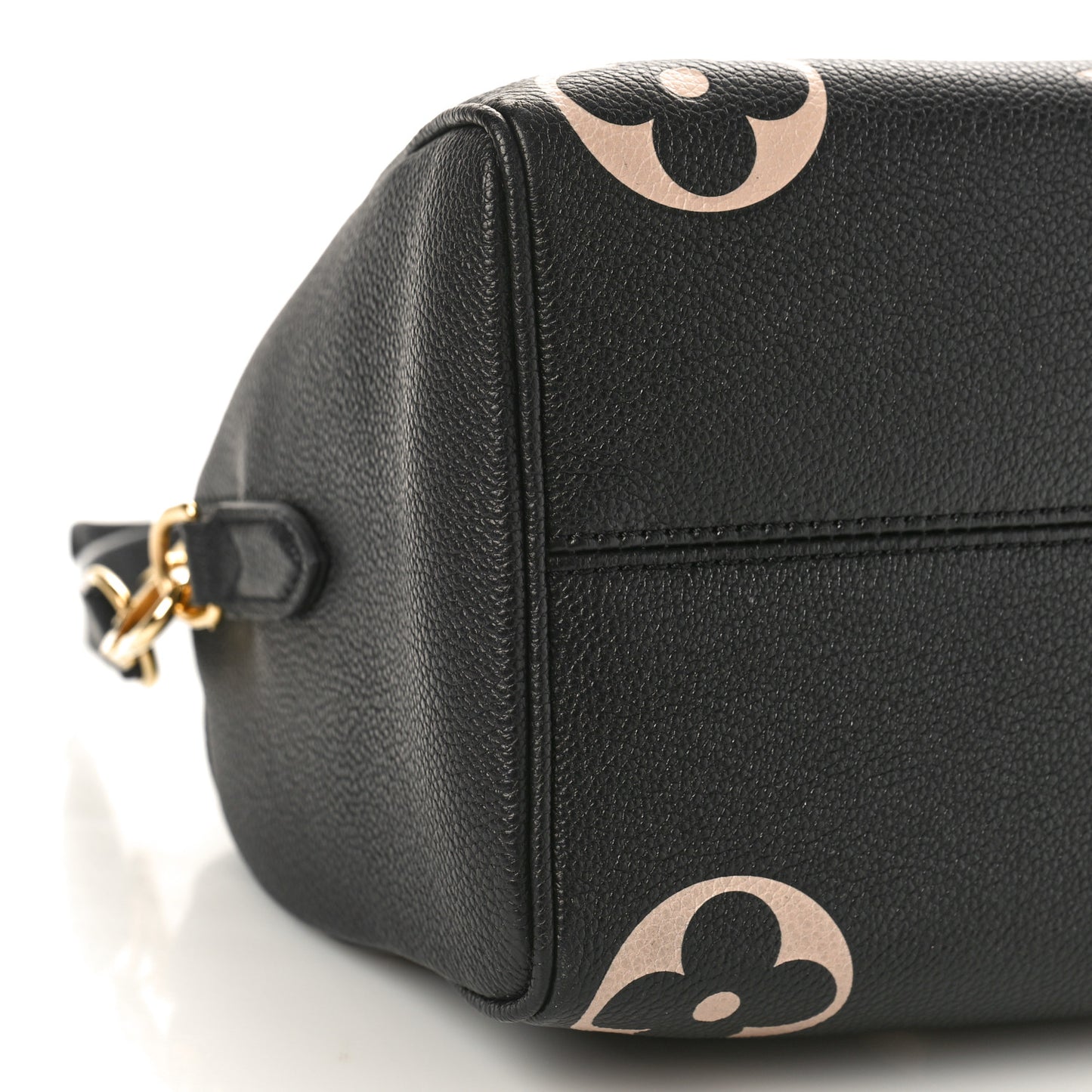 Empreinte Monogram Giant Speedy Bandouliere 25 Black Beige