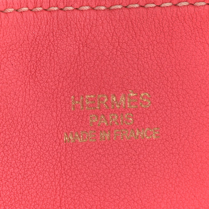 Hermes Veau Sikkim Swift Double Sens 28 Reversible Tote Peony Sanguine 9 of 26