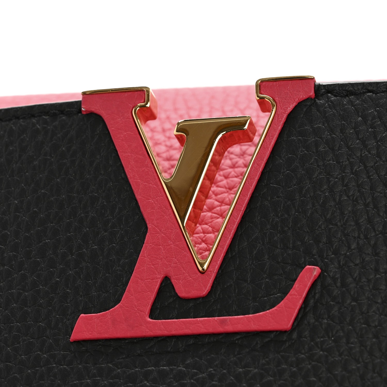 Louis Vuitton Taurillon Capucines PM Black Rose Berlingot 11 of 12