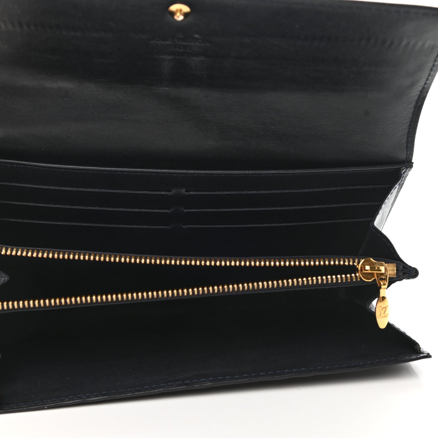 Vernis Sarah Wallet Blue Nuit