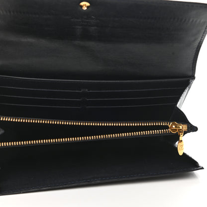 Louis Vuitton Vernis Sarah Wallet Blue Nuit 5 of 6
