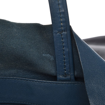 Celine Lambskin Vertical Bi-Cabas Petrol Black 9 of 18