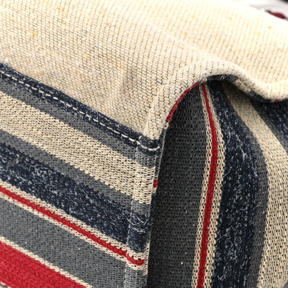 Chanel Striped Canvas Medium Deauville Tote Beige 11 of 12
