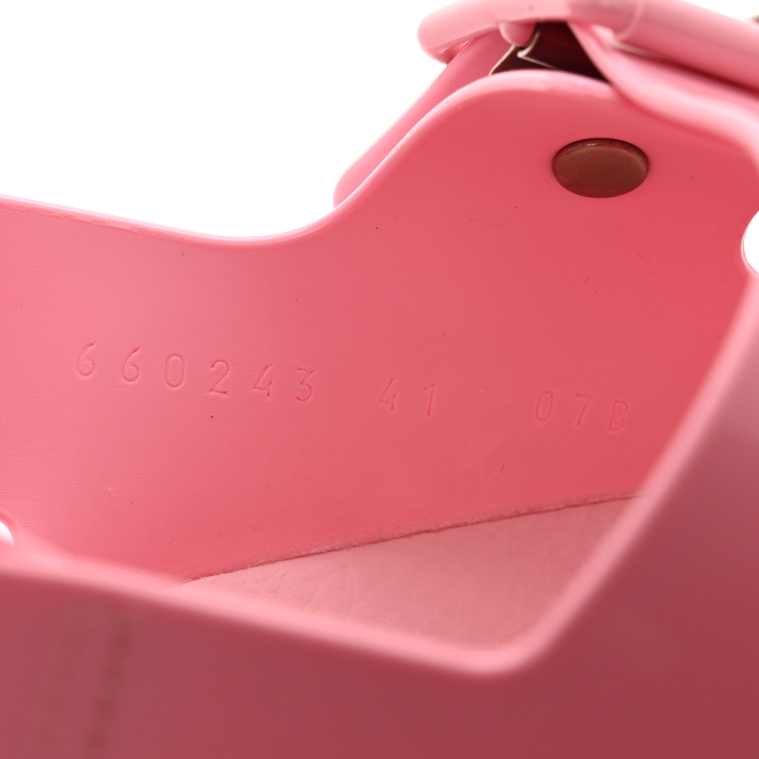 Gucci Rubber Mini Double G Womens Isla Dad Sandals 41 Wild Rose 9 of 14