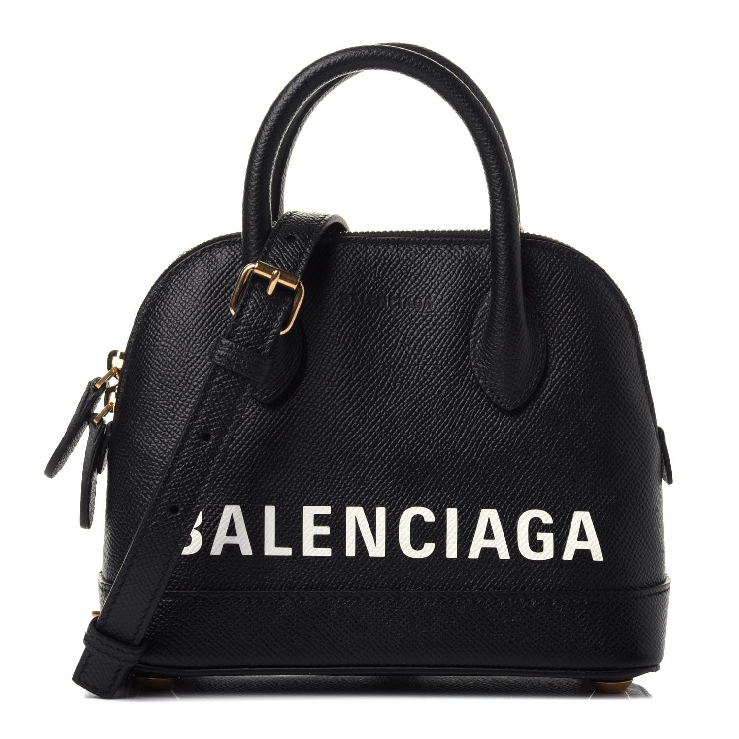 Balenciaga Grained Calfskin XXS Ville Top Handle Bag Black 1 of 4