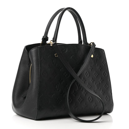 Louis Vuitton Empreinte Montaigne MM Black 3 of 9