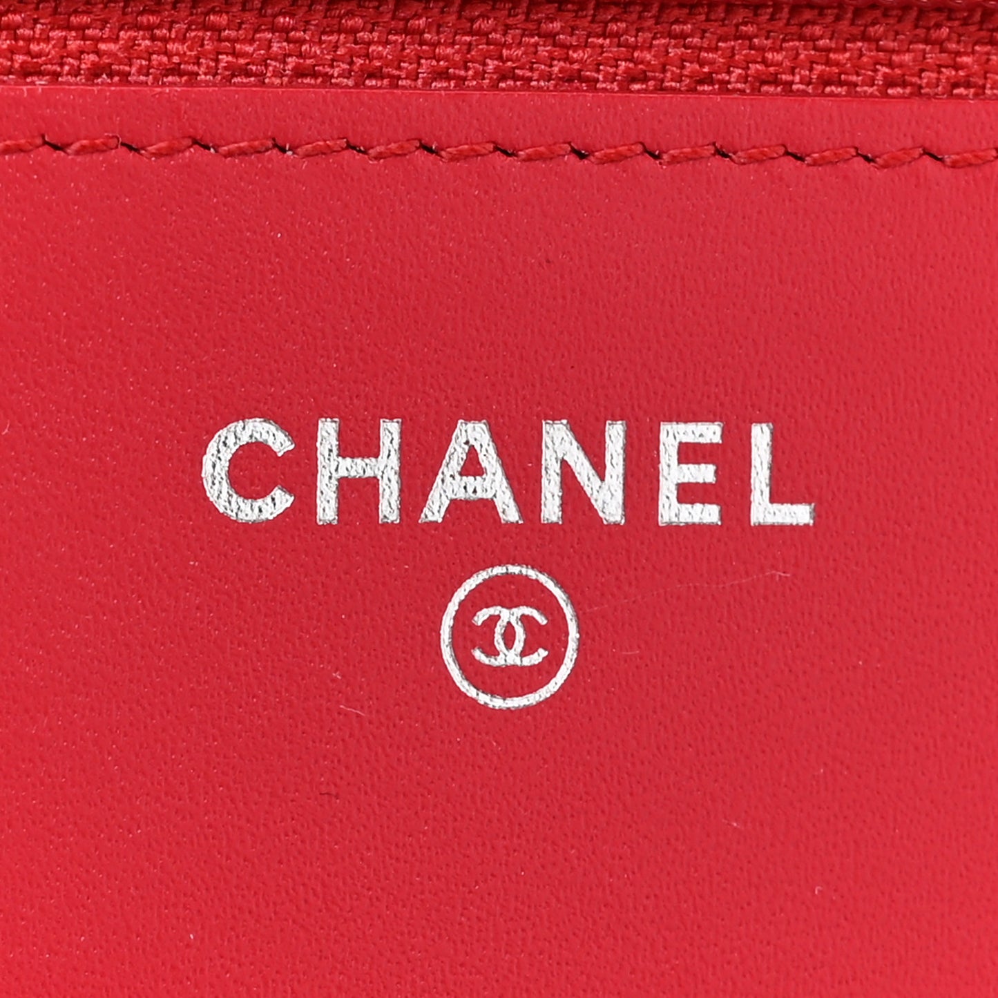 Patent Quilted Boy Wallet On Chain WOC Dark Pink
