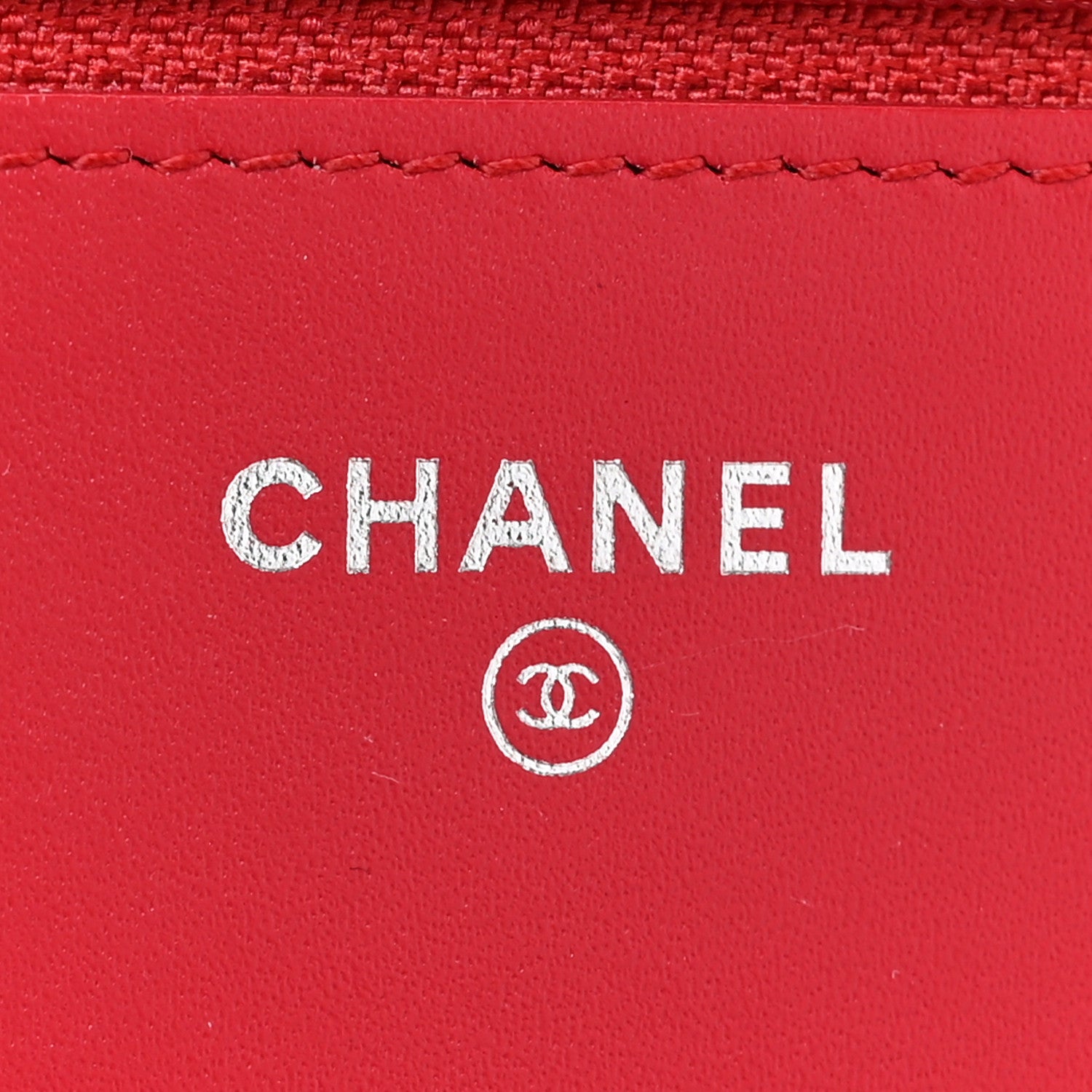 Chanel Patent Quilted Boy Wallet On Chain WOC Dark Pink 8 of 15