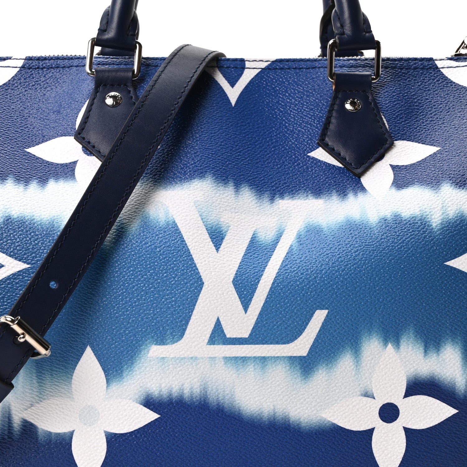 Louis Vuitton Monogram Escale Speedy Bandouliere 30 Blue 7 of 9