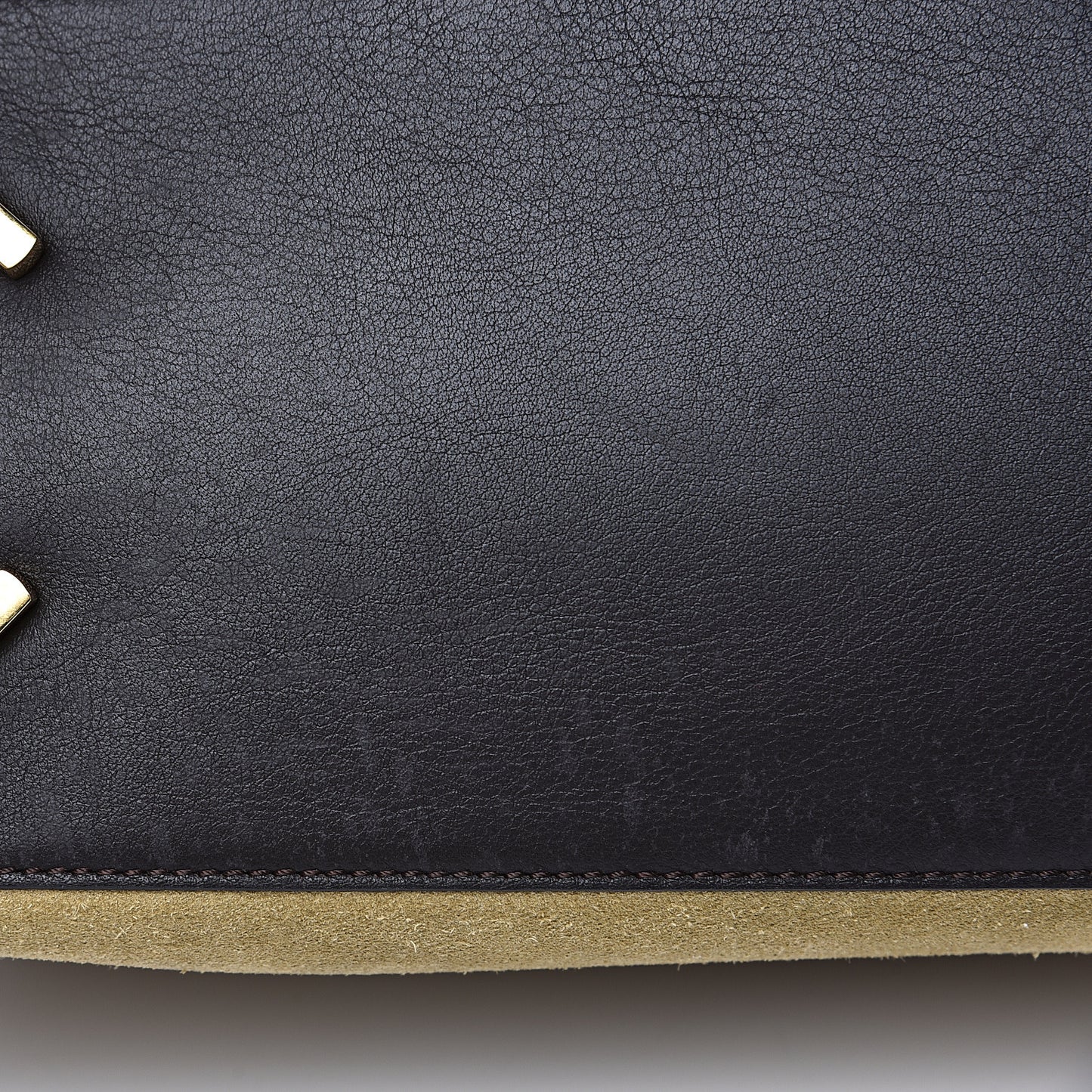 Suede Medium Puzzle Bag Gold