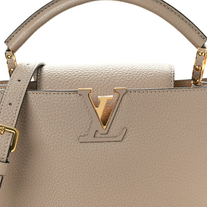 Louis Vuitton Taurillon Capucines BB Galet 7 of 9