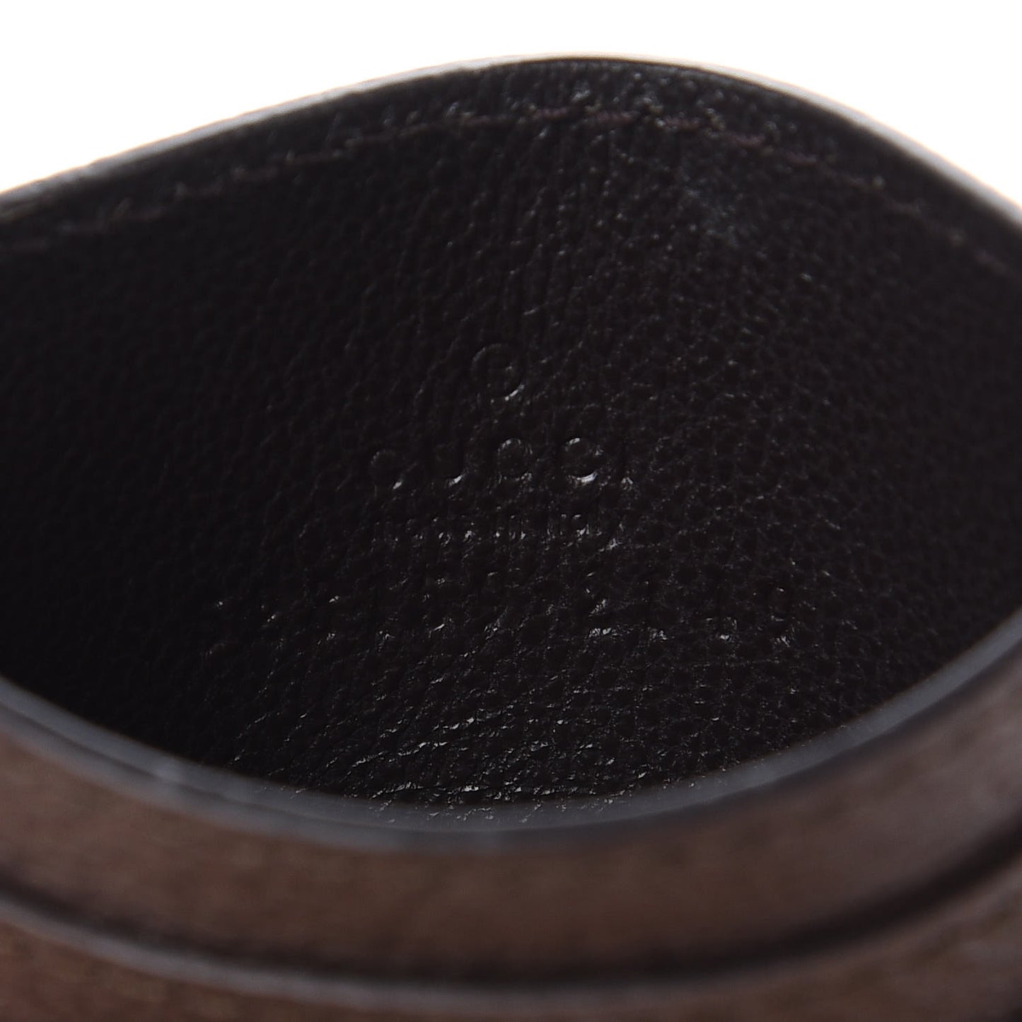 GG Supreme Monogram Ophidia Card Holder Brown