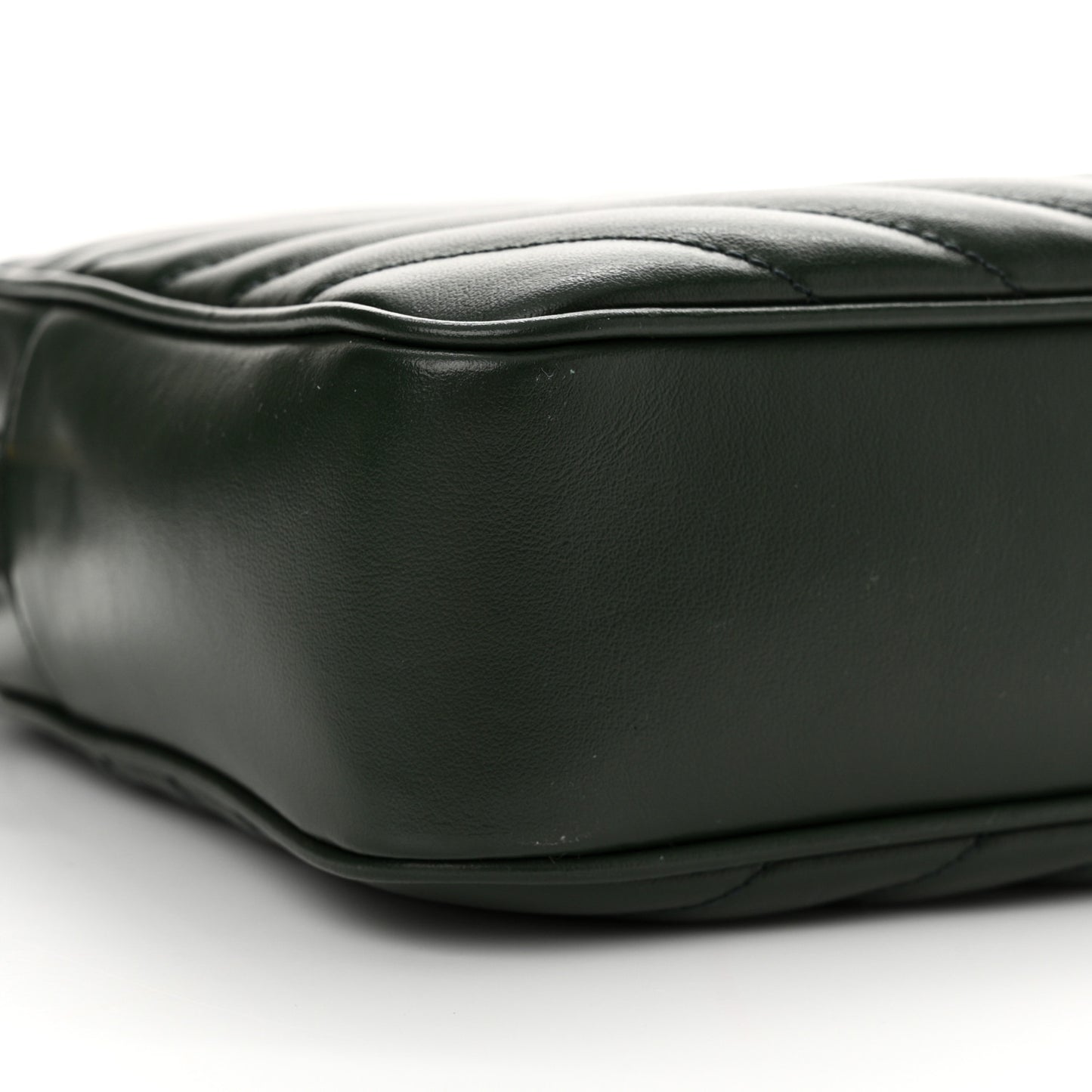 Calfskin Matelasse Monogram Lou Camera Bag Vert Fonce