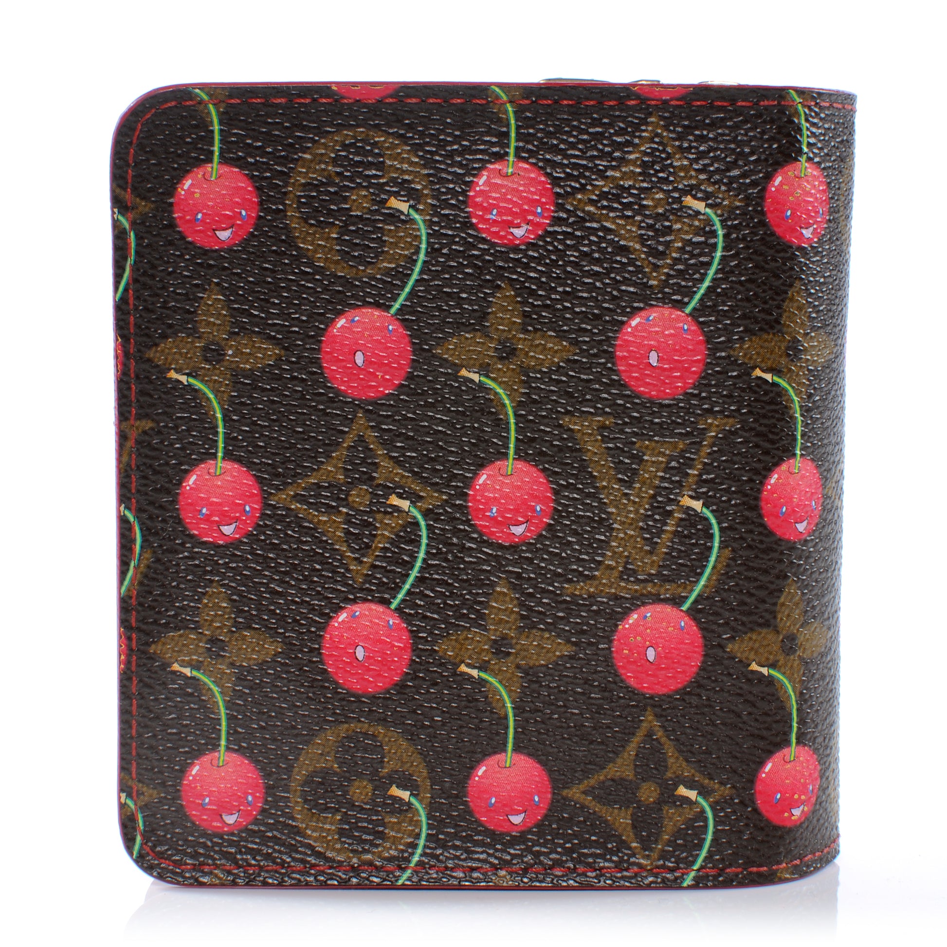 Louis Vuitton Monogram Cerises Compact Zippe Wallet 3 of 8