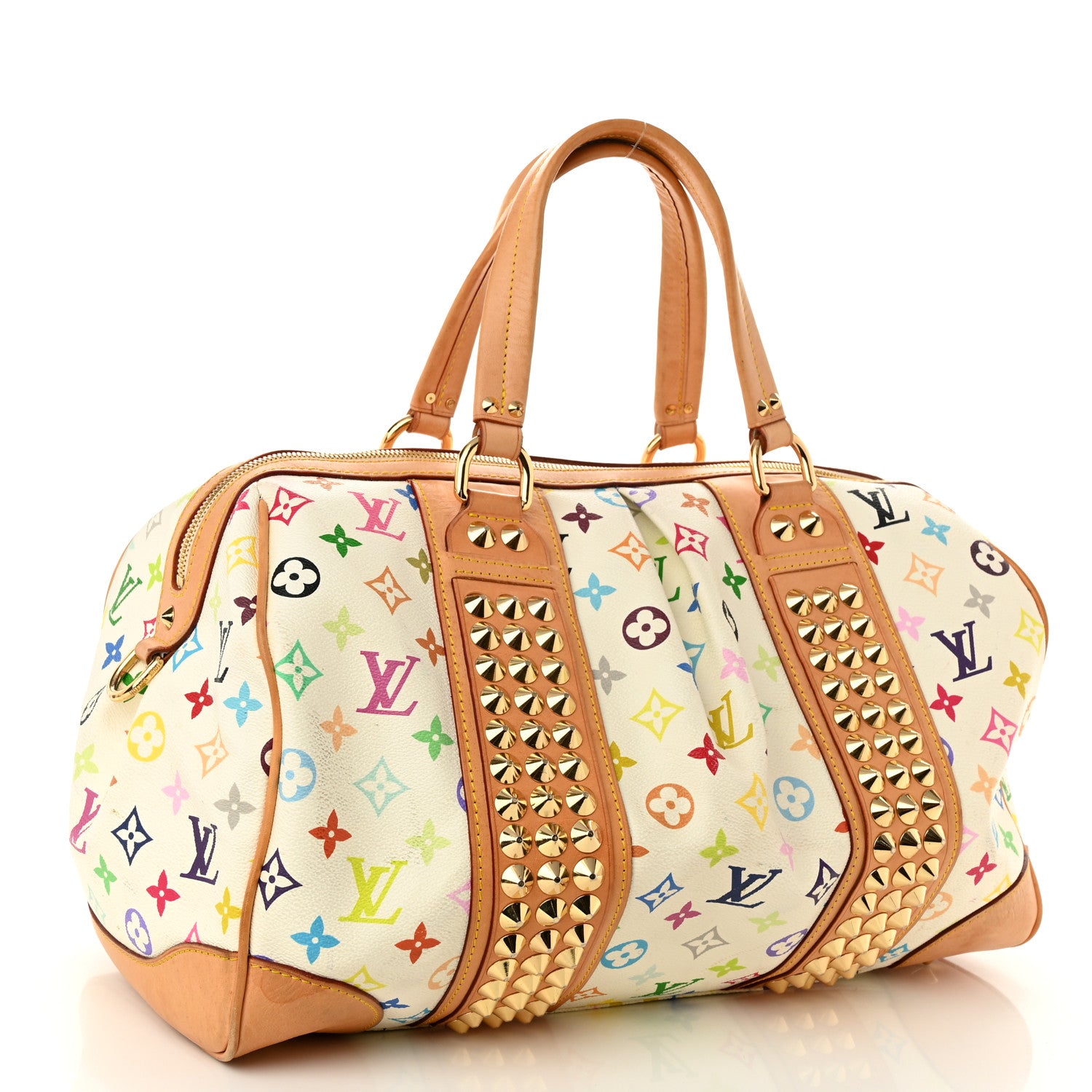 Louis Vuitton Monogram Multicolor Courtney GM White 3 of 12