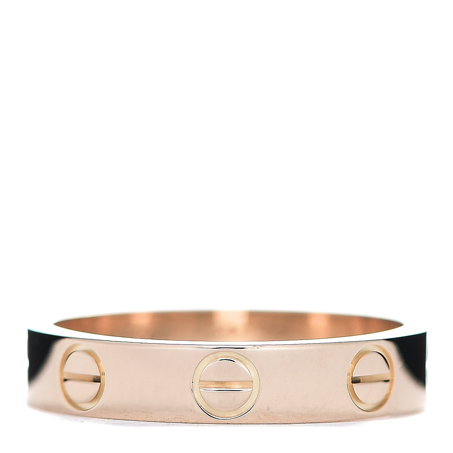 Cartier 18K Pink Gold 3.5mm LOVE Wedding Band Ring 49 4.75 1 of 4
