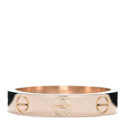 Cartier 18K Pink Gold 3.5mm LOVE Wedding Band Ring 49 4.75 1 of 4