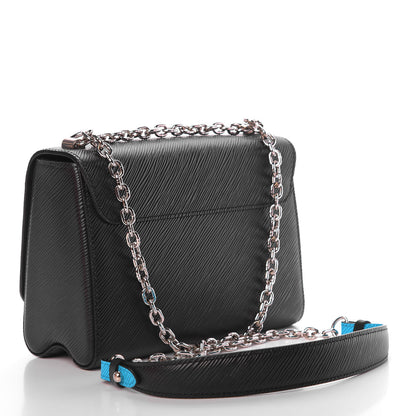 Louis Vuitton Epi Limited Edition Twist Shoulder Bag MM Black 4 of 12