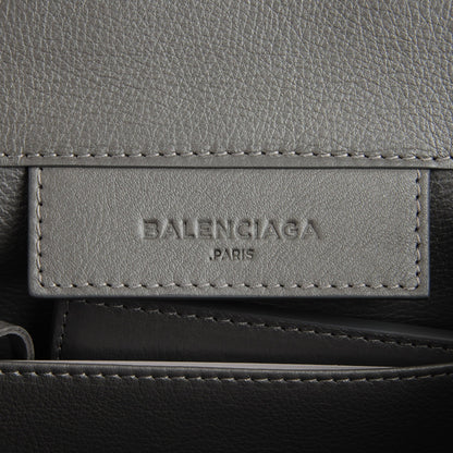 Balenciaga Veau Papier Sight Clutch Gris Metal 10 of 11