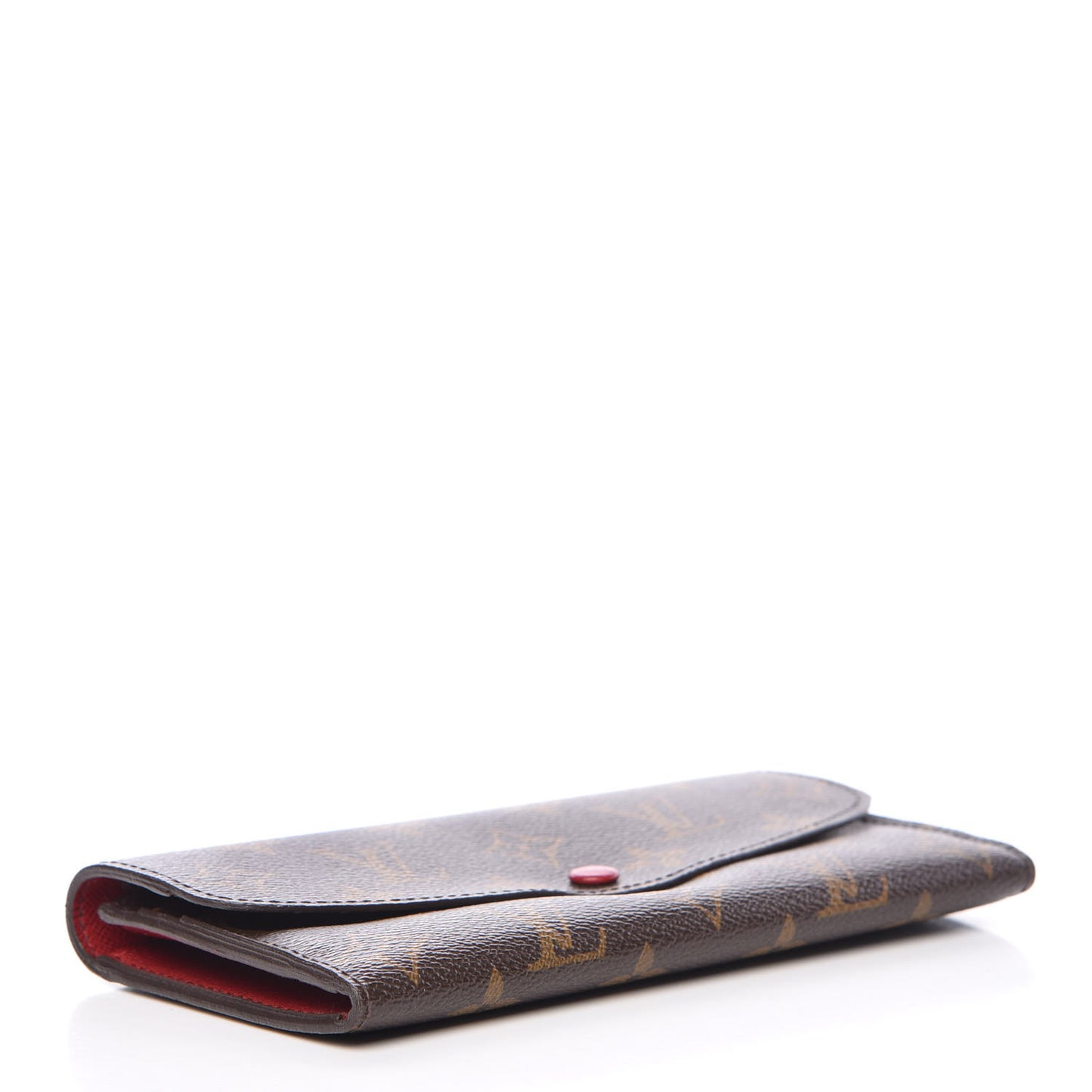 Monogram Emilie Wallet Red