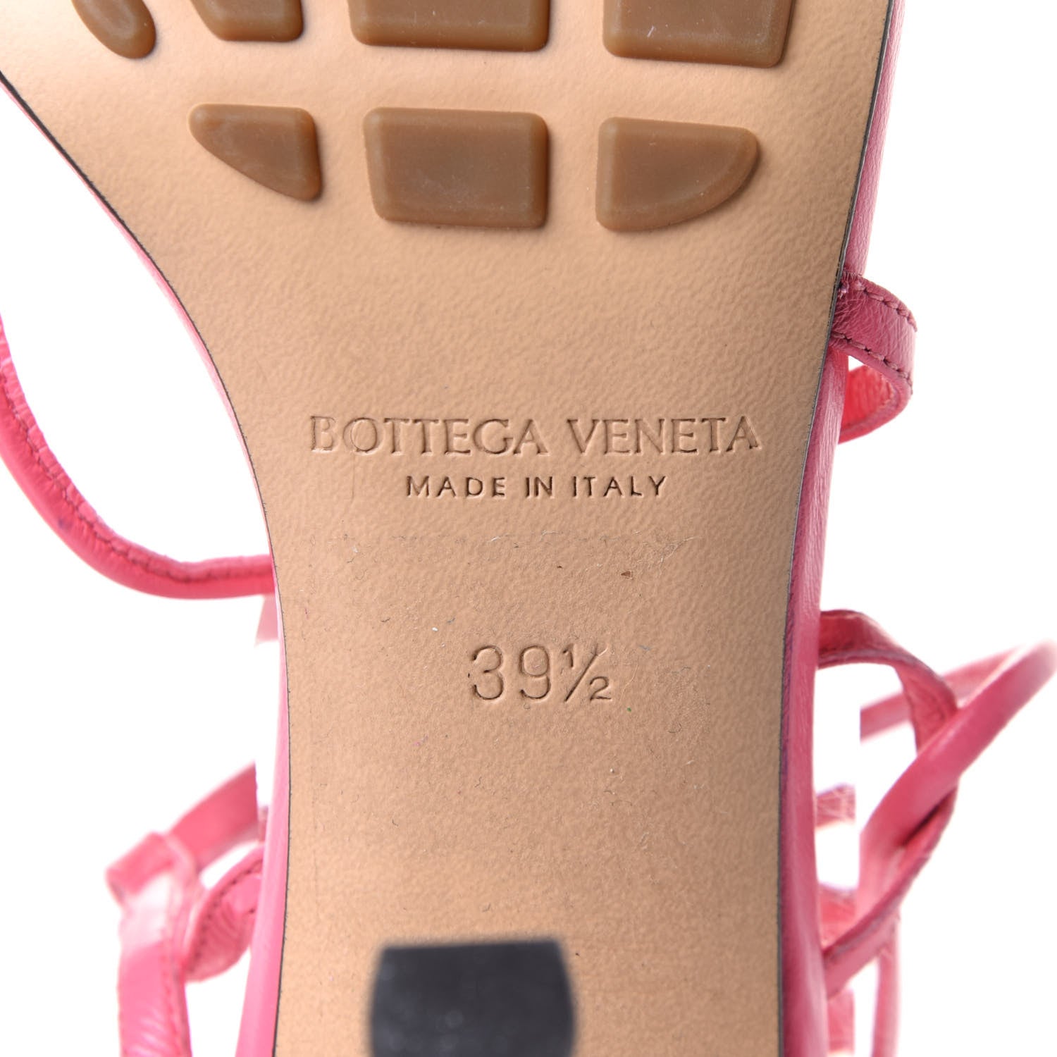 Bottega Veneta Crush Calfskin The Line 90mm Sandals 39.5 Milkshake 6 of 10