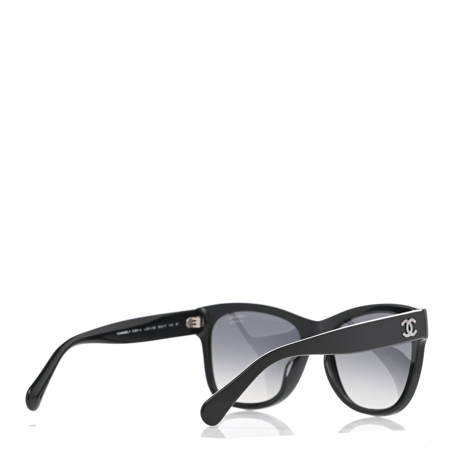 Acetate Polarized Square CC Sunglasses 5380 Black