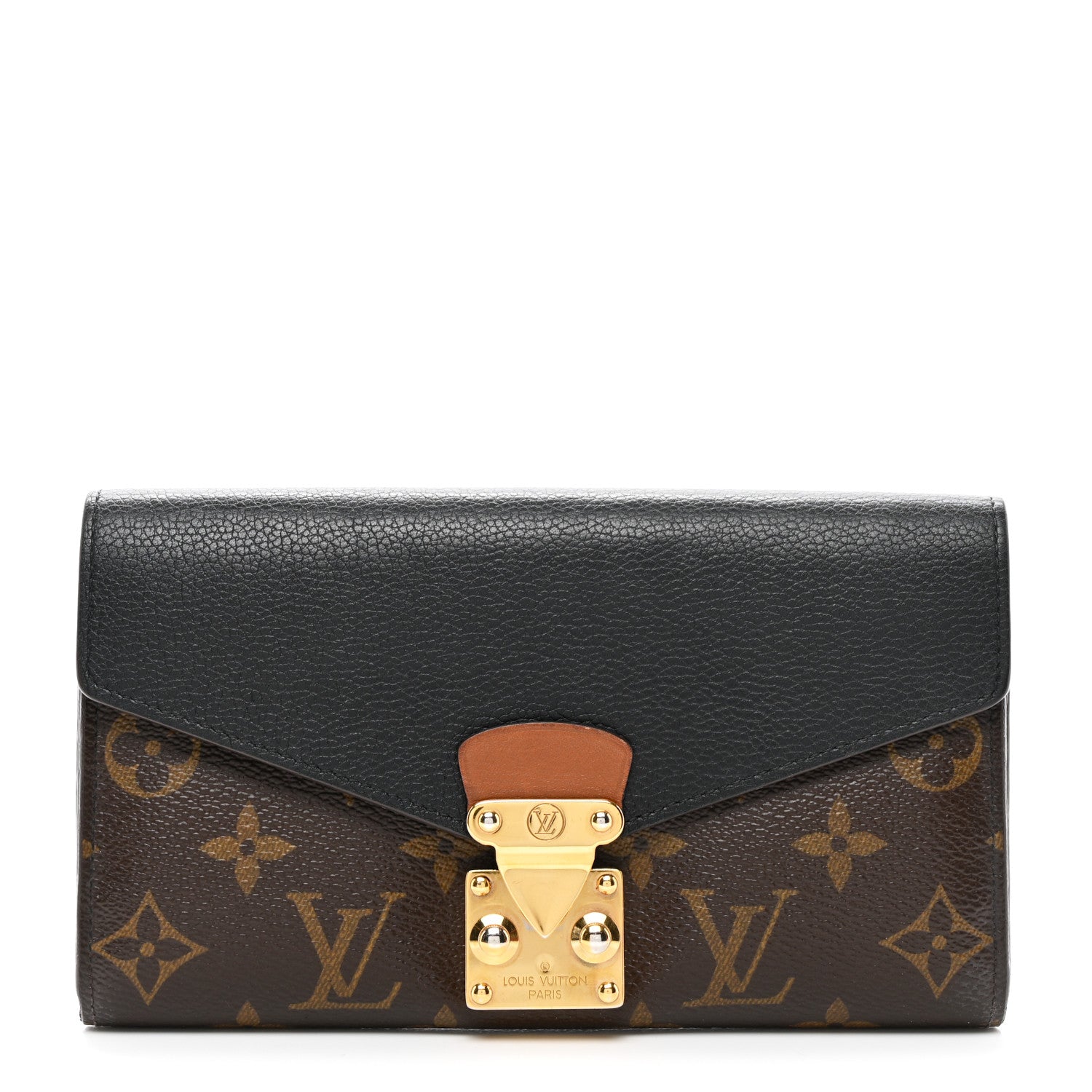 Louis Vuitton Monogram Pallas Wallet Black 1 of 8