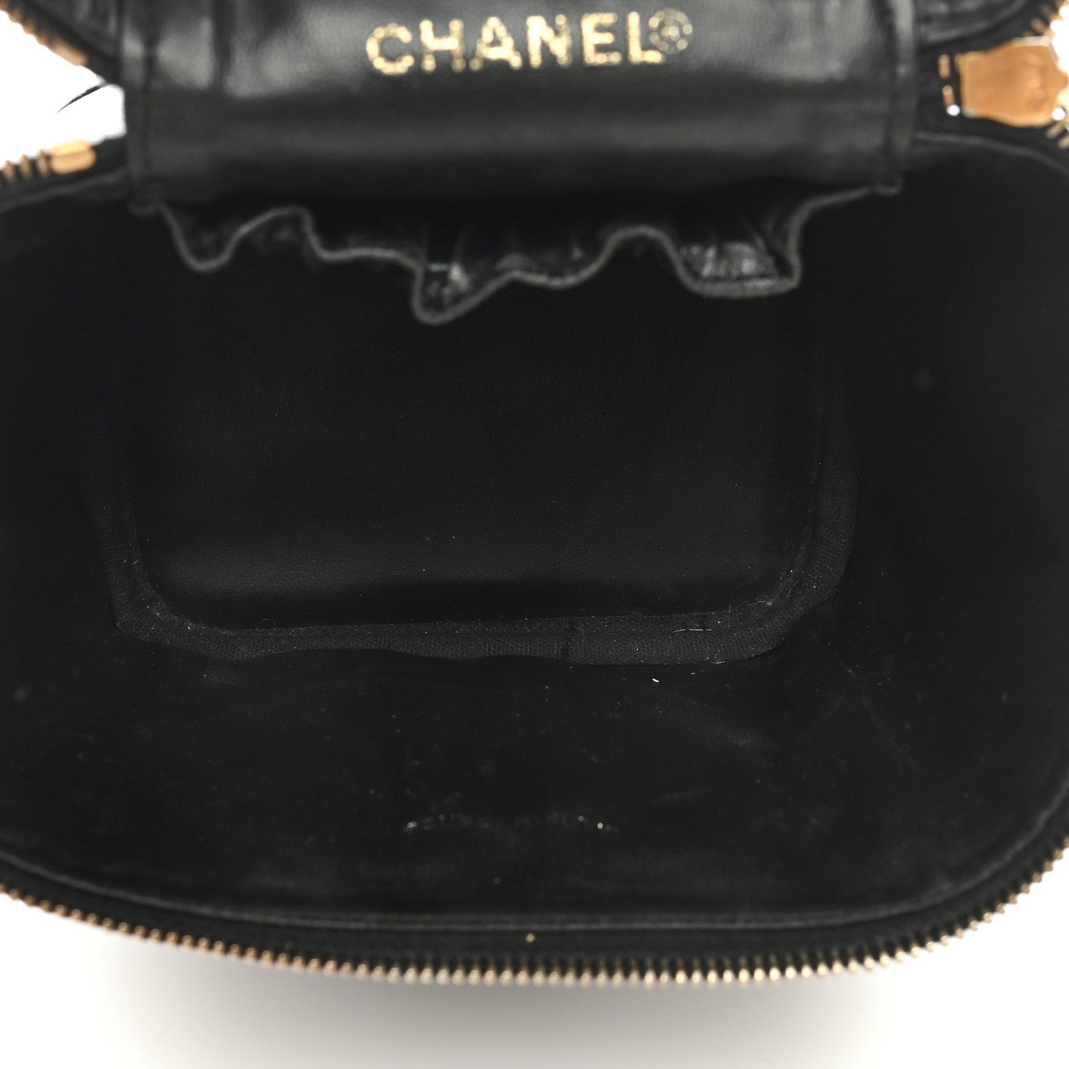 Chanel Caviar Vanity Cosmetic Case Black 4 of 8