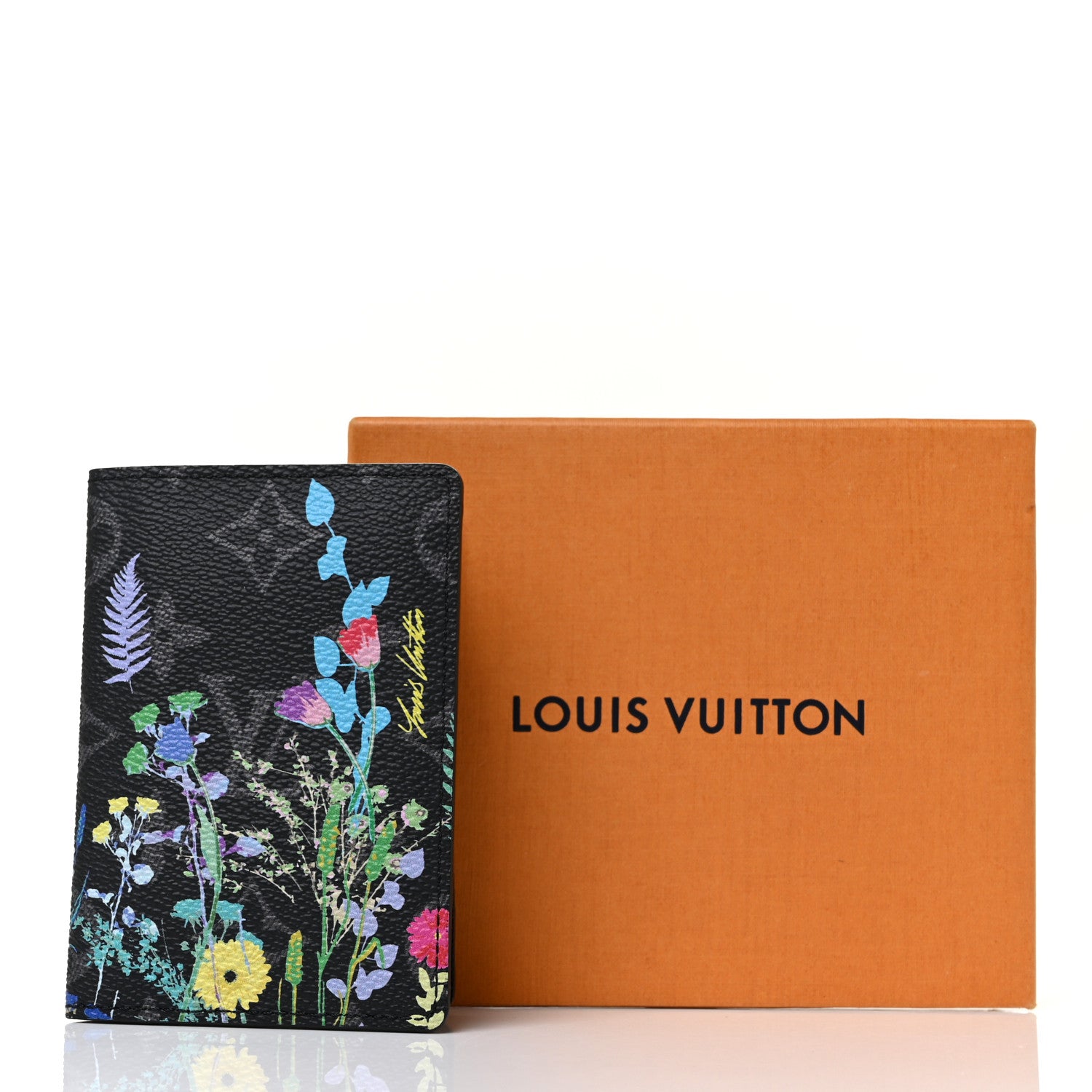 Louis Vuitton Monogram Eclipse Flower Print Pocket Organizer NM 9 of 9